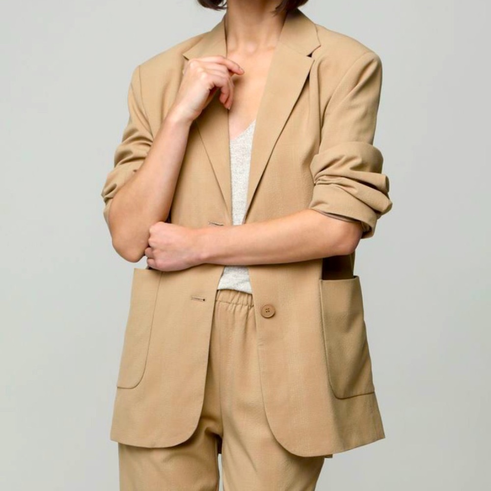 Oak and fort oversized blazer